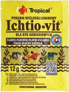 Корм Tropical Ichtio-vit для акваріумних риб у пластівцях 12 г (5900469744017) - зображення 1