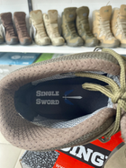 Тактические ботинки Single Sword Хаки, водонепроницаемая обувь для военных. 39 - изображение 7