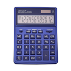 Kalkulator Citizen 199x153 mm 12 cyfr Granatowy (SDC-444XRNVE) - obraz 2