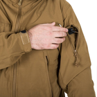 Куртка ветрозащитная Cougar QSA + HID Jacket Helikon-Tex Coyote XXL Тактическая мужская - изображение 12