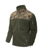 Куртка флисовая мужская Polish Infantry Jacket - Fleece Helikon-Tex Olive Green/PL Woodland XXL Тактическая - изображение 1
