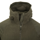 Куртка толстовка флисовая Cumulus Jacket - Heavy Fleece Helikon-Tex Taiga Green S Тактическая мужская - изображение 9