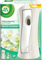 Автоматичний аерозольний освіжувач повітря Air Wick Freshmatic White Flowers (5900627073133) - зображення 1
