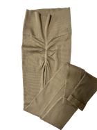 Леггинсы в рубчик с моделирующим швом сзади Leggings Rib Naturalle S/M Бежевые