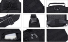 Тактическая сумка-слинг Molle Tactical Sling Bag через плечо нагрудная камуфляж дубок - изображение 5