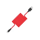 Кабель Hoco X21 Silicone Type-c charging cable Black & Red