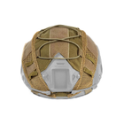 Кавер на шлем OneTigris Tactical Helmet Cover для Ops-Core FAST PJ Helmet M/L коричневый койот 2000000103471 - изображение 2