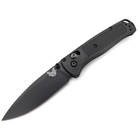Нож складной Benchmade 535BK-2 Bugout, черная рукоять, черное лезвие - изображение 1