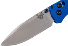 Нож складной Benchmade 535 Bugout, синяя рукоять - изображение 4