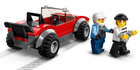 Zestaw klocków LEGO City Motocykl policyjny – pościg za samochodem 59 elementów (60392) - obraz 3