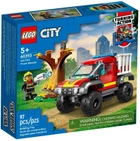Zestaw LEGO City Wóz strażacki 97 części (60393) - obraz 1