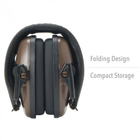 Навушники активні шумоподавляючі Impact Sport Bluetooth Dark Earth R-02549 коричневі тактичні для стрільби - зображення 3