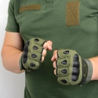 Перчатки тактичні безпалі, Первчатки військових відкриті, Тактические перчатки зсу штурмовые XL - зображення 3