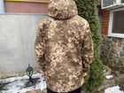 Тактична куртка Softshell армійська військова флісова куртка колір піксель софтшел розмір 46 для ЗСУ 46-01 - зображення 7