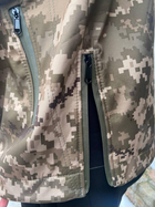 Тактична куртка Softshell армійська військова флісова куртка колір піксель софтшел розмір 54 для ЗСУ 54-02 - зображення 5