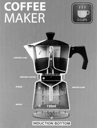 Гейзерна кавоварка Maestro Rainbow 300 мл (MR1667-6) - зображення 7