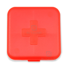 Аптечка для ліків таблеток Червона маленька Компактна Універсальна таблетниця - зображення 4