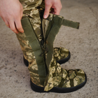 Тактические Бахилы водонепроницаемые, Военные гамаши на обувь для Защиты от Дождя Пиксель L(42-45) - изображение 7