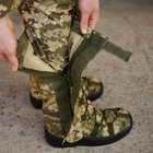 Тактические Бахилы водонепроницаемые, Военные гамаши на обувь для Защиты от Дождя Пиксель L(42-45) - изображение 8