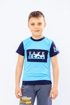Футболка для хлопчика Носи своє 122 Блакитний p-5948 (p-5948-34047)