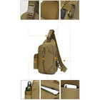 Армейская сумка бананка, хаки - изображение 2