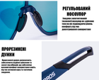 Захисні Спортивні окуляри ROCKBROS 10132 білі .5 лінз/скла поляризація UV400 велоокуляри.тактичні - зображення 8