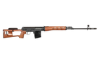 Снайперська страйкбольна гвинтівка A&K SVD Wood Imitation - зображення 4