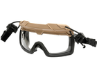 Прозорі окуляри для шолома - FAST - DARK EARTH - зображення 3