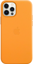 Панель Apple MagSafe Leather Case для Apple iPhone 12/12 Pro California Poppy (MHKC3)