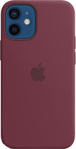 Панель Apple MagSafe Silicone Case для Apple iPhone 12 mini Plum (MHKQ3) - зображення 1