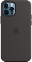 Панель Apple MagSafe Silicone Case для Apple iPhone 12/12 Pro Black (MHL73) - зображення 5