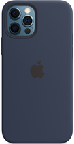 Etui Apple MagSafe Silicone Case do Apple iPhone 12/12 Pro Deep Navy (MHL43) - obraz 5