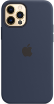 Панель Apple MagSafe Silicone Case для Apple iPhone 12/12 Pro Deep Navy (MHL43) - зображення 6