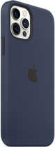 Панель Apple MagSafe Silicone Case для Apple iPhone 12/12 Pro Deep Navy (MHL43) - зображення 9