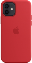 Панель Apple MagSafe Silicone Case для Apple iPhone 12/12 Pro Red (MHL63) - зображення 4