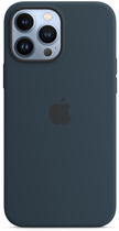 Панель Apple MagSafe Silicone Case для Apple iPhone 13 Pro Max Abyss Blue (MM2T3) - зображення 4