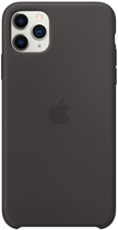 Etui Apple Silicone Case do Apple iPhone 11 Pro Max Black (MX002) - obraz 2