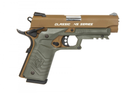 Страйкбольний пістолет HFC HG-172 Tan/Olive Drab - зображення 4