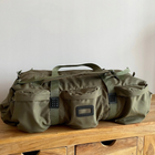 Рюкзак-сумка тактична військова Green World хакі 80л - зображення 9