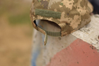 Кепка-бейсболка з ріп-стоп з липучкою спереду для ЗСУ кепка тактична військова армійська камуфляжна піксель - зображення 4