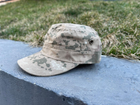 Кепка-бейсболка з бавовни для ЗСУ кепка тактична військова армійська камуфляжна Койот - зображення 3
