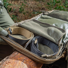 Сумка-рюкзак M-Tac Green 55 литров, тактическая сумка, военный рюкзак олива M-Tac, сумка-рюкзак TR_1391 - изображение 8