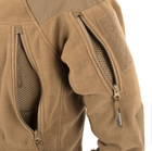 Куртка толстовка флисовая Stratus Jacket - Heavy Fleece Helikon-Tex Coyote XS Тактическая мужская - изображение 8