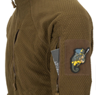 Кофта Alpha Tactical Jacket - Grid Fleece Helikon-Tex Coyote 3XL Тактическая мужская - изображение 5