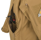 Куртка ветровка Gunfighter Jacket - Shark Skin Windblocker Helikon-Tex Coyote L Тактическая - изображение 4
