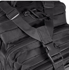 Рюкзак туристический ранец сумка на плечи для выживание Черный 35 л (Alop) двухлямковый с системой множиства практичных карманов и отделений - изображение 2