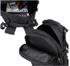 Рюкзак туристичний ранець сумка на плечі для виживання Чорний 40 л (Alop) водонепроникний дволямковий з безліччю практичних кишень і відділень - зображення 3