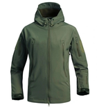 Чоловіча куртка мембранна розмір L Олива (Alop) надійна і комфортна на полі бою функціональна для будь-яких завдань захист від вітру і дощу