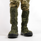 Тактичні Гамаші, Розмір L(42-45) Бахіли Утеплені Військові для Взуття Дощові для Захисту Хакі - зображення 3