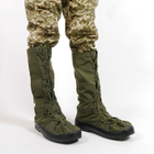 Тактические Гамаши, Размер M(39-42) Бахилы Утепленные Военные для Обуви Дождевые для Защиты Хаки - изображение 4